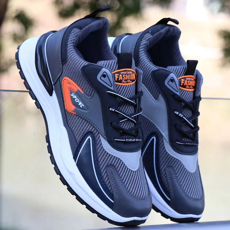 Bărbați din piele respirabilă din piele Casual Sneakers