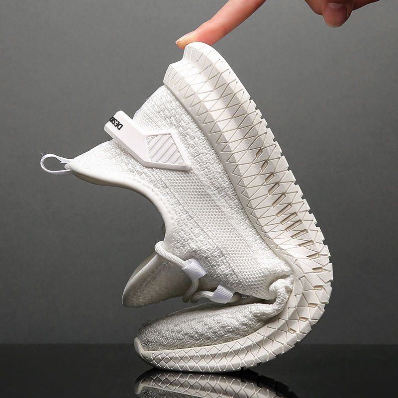 Bărbați de moda zbura zbura Weave respirabil Mesh pantofi