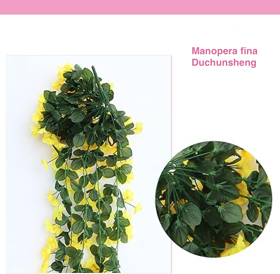Plante artificiale pentru decorarea pereților și grădinii