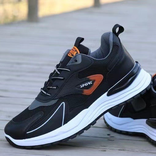 Bărbați din piele respirabilă din piele Casual Sneakers