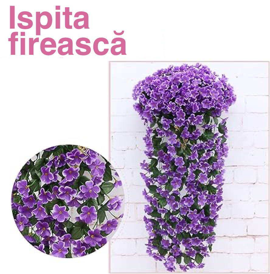 Plante artificiale pentru decorarea pereților și grădinii