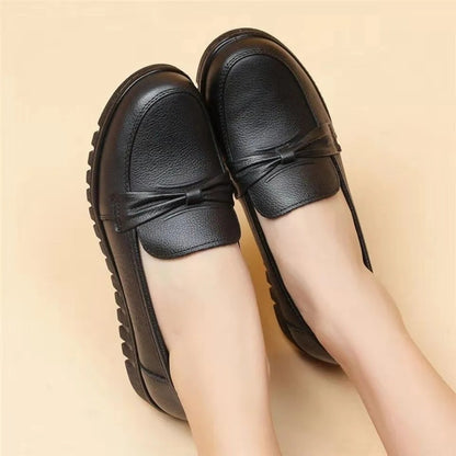 Low Top Round Toe Casual pantofi din piele