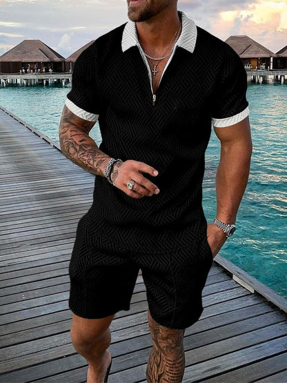 Bărbați Casual Lapel Casual Polo Shirt Suit