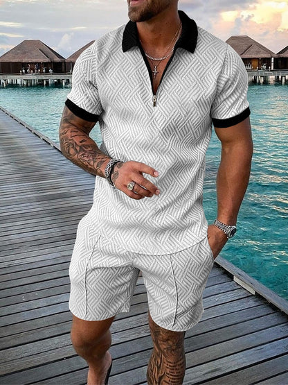 Bărbați Casual Lapel Casual Polo Shirt Suit